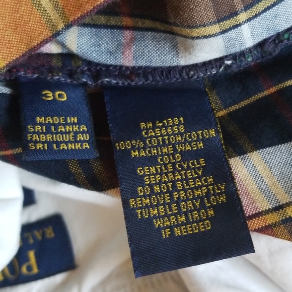 Men's Polo Madras Shorts - Picture 6 of 6